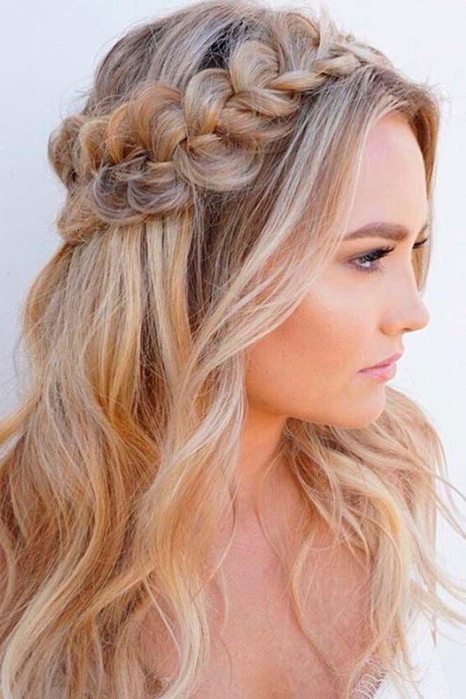 11+ Hairstyles with half up and half down ideas