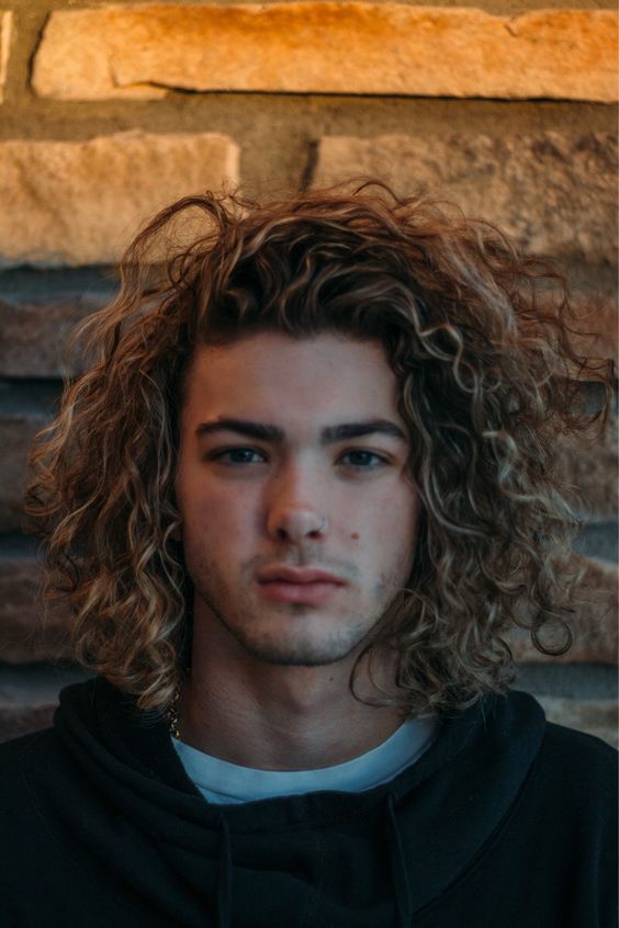 Cute Curled Hairstyles For Guys for Short hair
