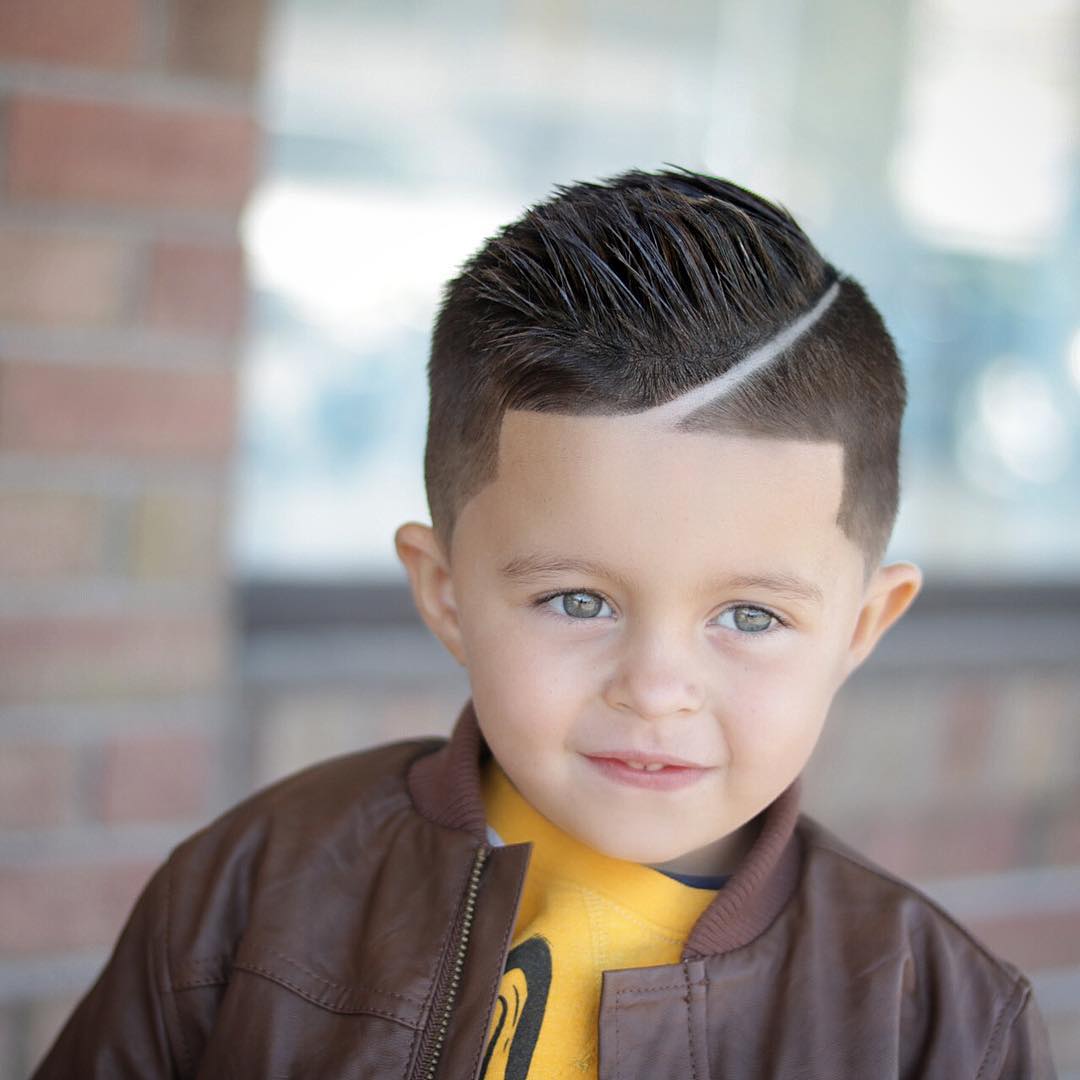 Cleared Pompadour with Murmured Obscure-32 Toddler Boy Haircuts – Favorite Style For Your Boy