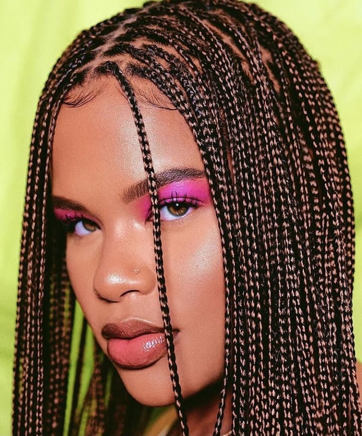 Featured image of post Cute Small Box Braids Hairstyles : ❤️box braids ❤️senegalese twists ❤️natural hair 👉🏾styles and ideas 👉🏾tag @boxbraidstyles.