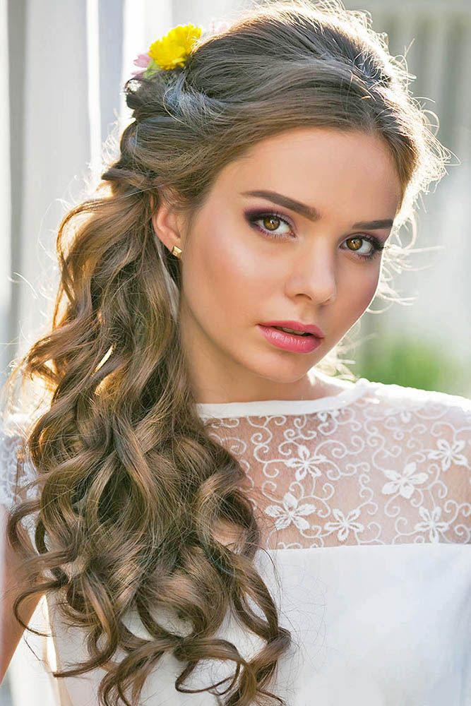 89 Simple Curly Hair For Wedding Day for Girls