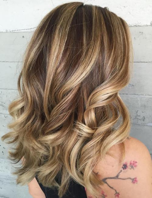 Blonde Hair With Black Highlights