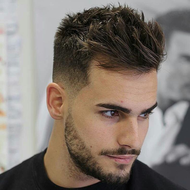4.1 Spiky Hairstyle For Men With Thick Hair 