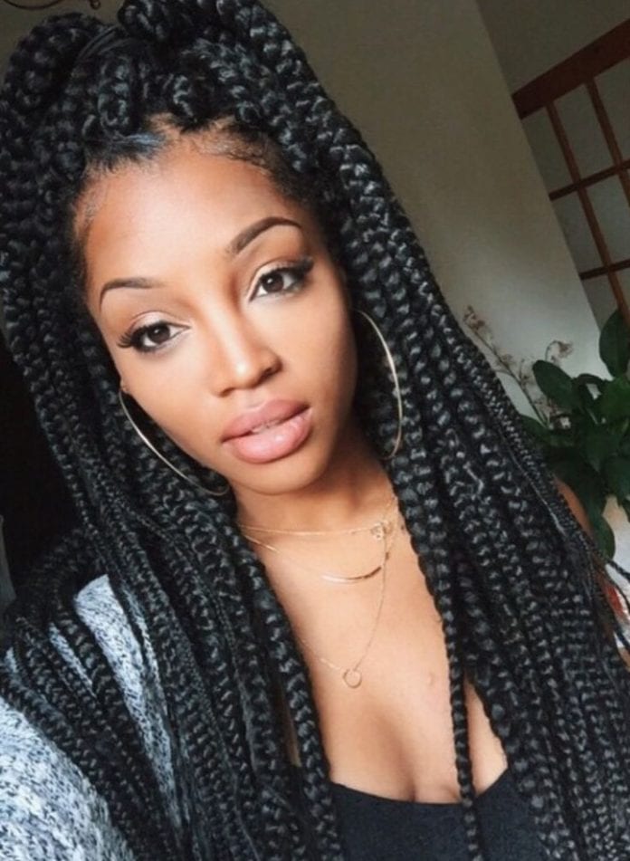 40 Most Beautiful Box Braid Hairstyles To Style Right Now Hottest Haircuts 9764