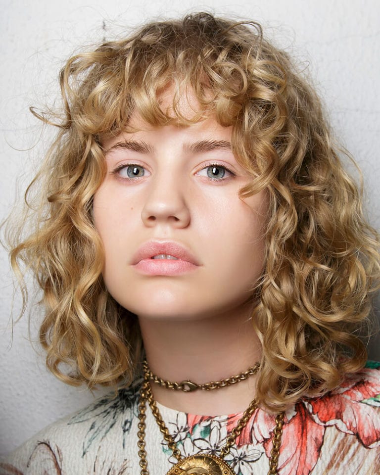 20 Most Outstanding Curly Hairstyles With Bangs Hottest Haircuts