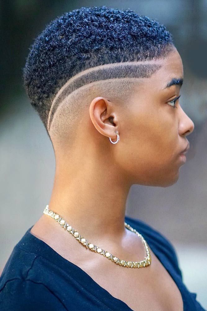 fade hairstyle for women
