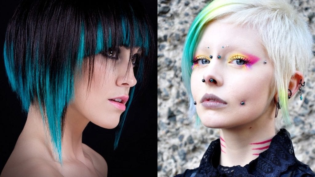5. The top cyberpunk hairstyles featuring blue hair - wide 5
