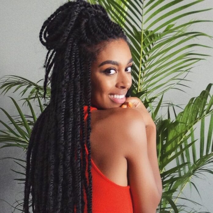 25 Stylish Marley Twist Hairstyles You Should Try Now Hottest Haircuts   Marley Twist Hairstyles 10 696x696 