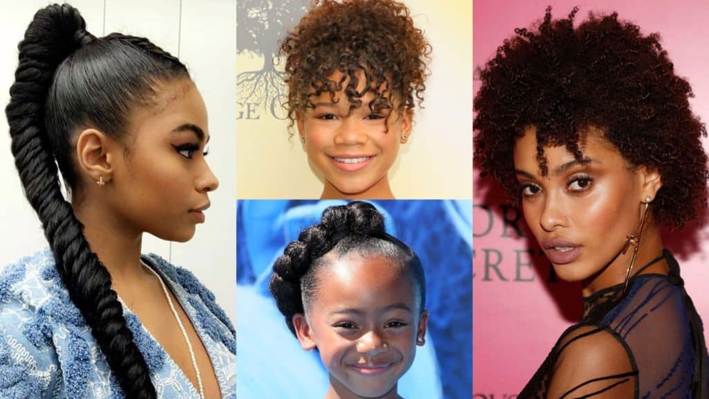 Cute Girly Hairstyles Buns Easy Black Girls Wavy Haircut
