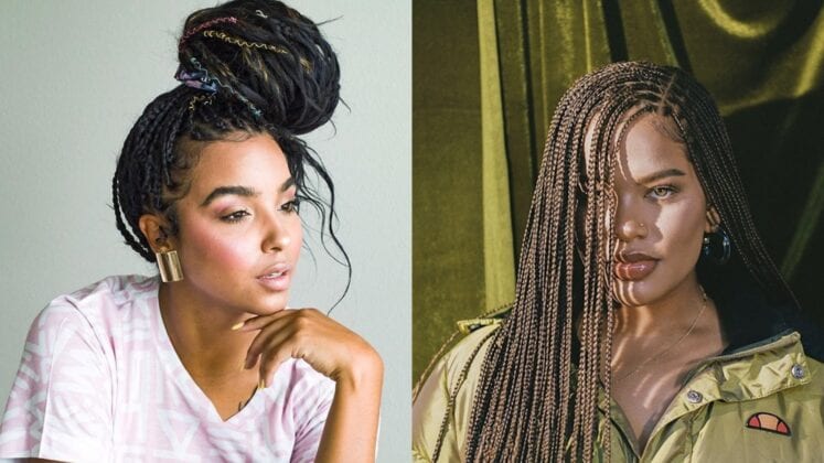 25 Bohemian Box Braids For Dazzling Look Haircuts And Hairstyles 2021 6383