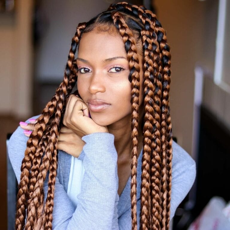 Endearing Jumbo Box Braids To Look Amazing Hottest Haircuts