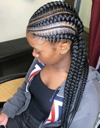 22 Most Coolest and Fabulous Feed in Braids – Hottest Haircuts