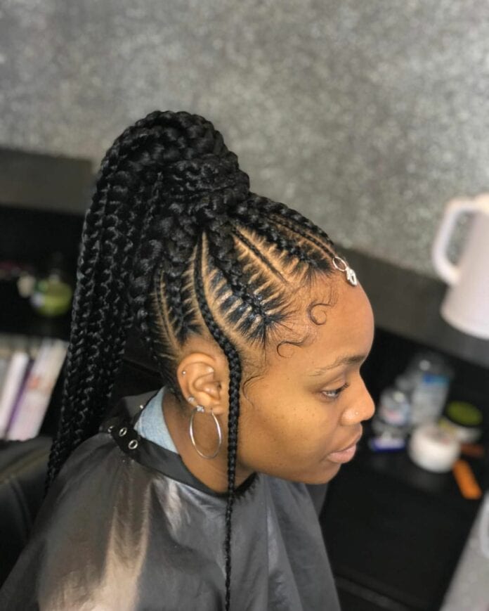 22 Most Coolest and Fabulous Feed in Braids – Hottest Haircuts