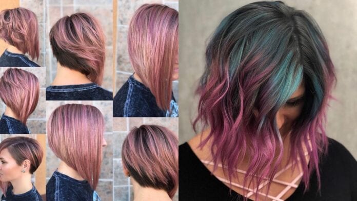 Medium Hairstyles with Color