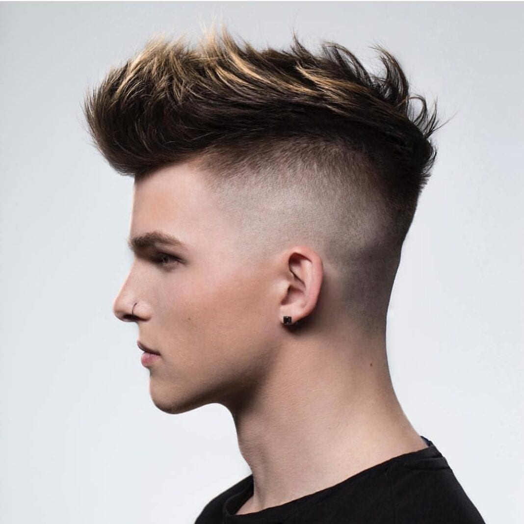 front quiff hairstyle