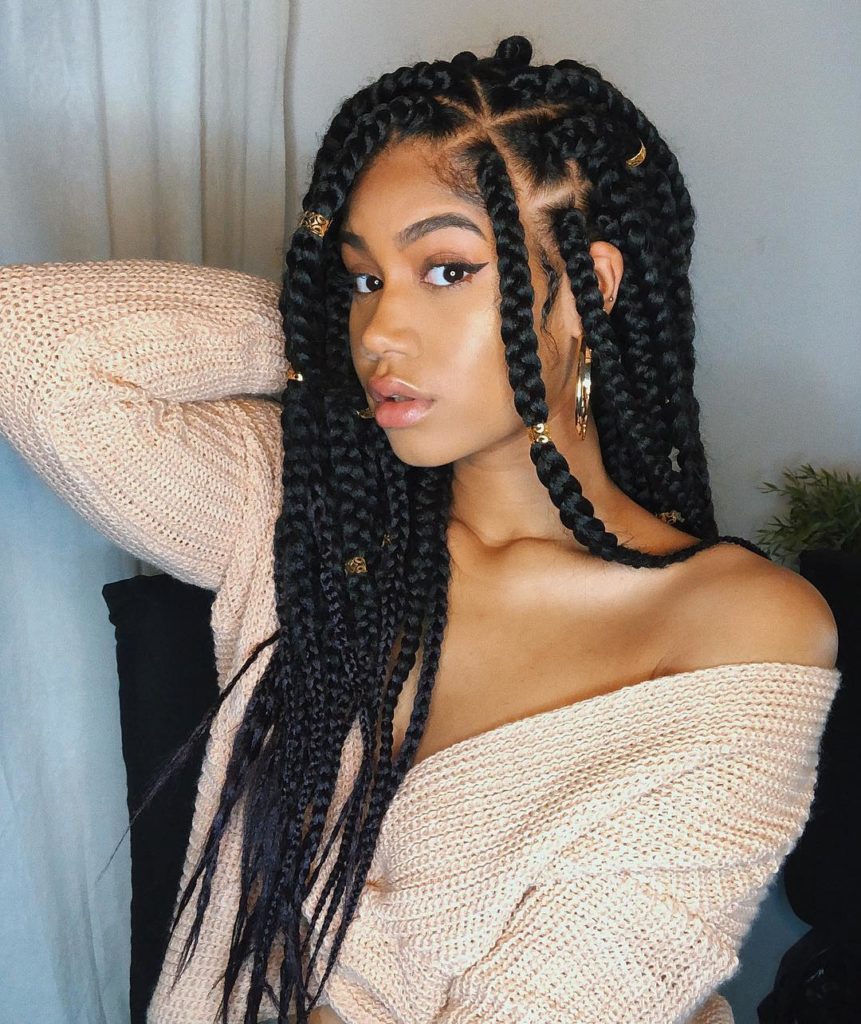 when did box braids become popular
