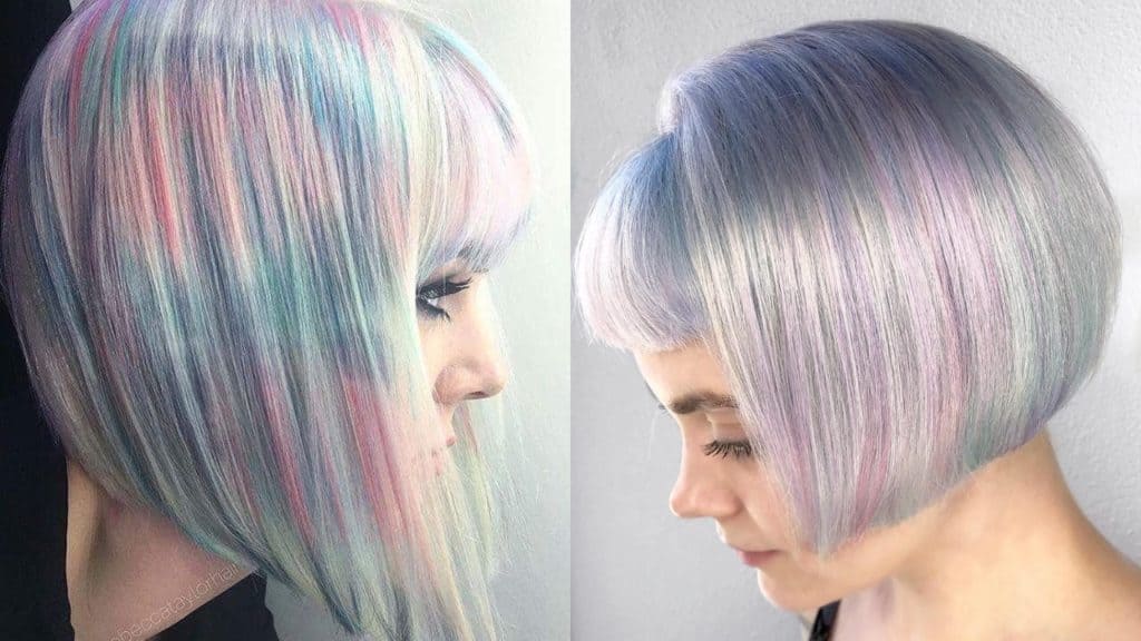 Holographic Hair Color