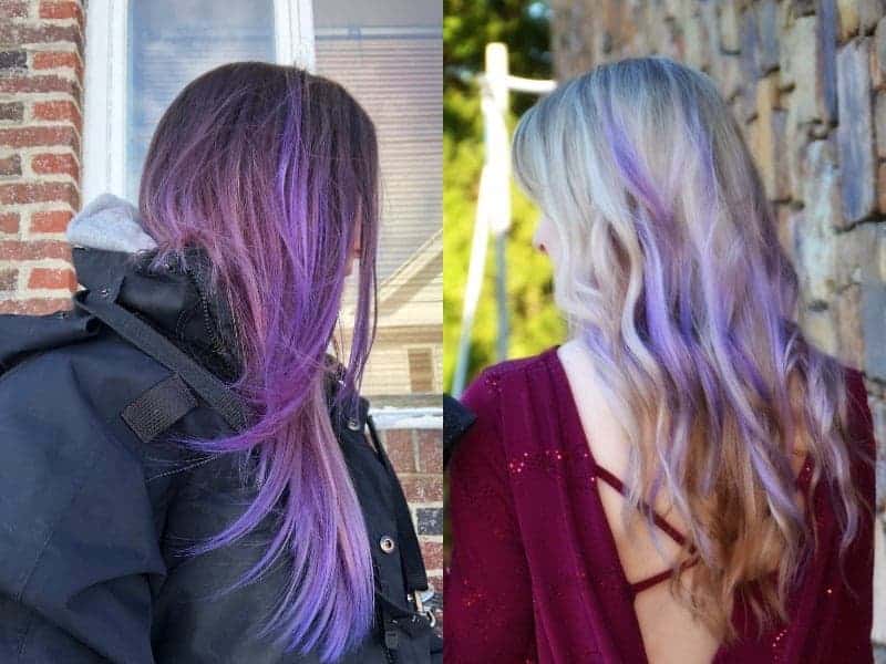Lavender Hair Highlights