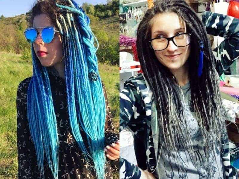 Straight Dreads Style